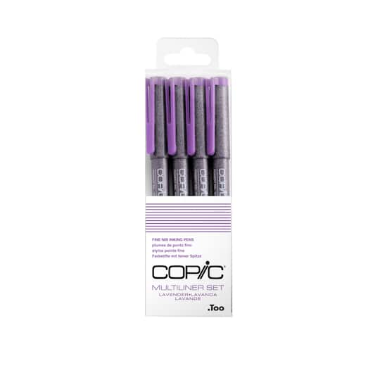 Copic&#xAE; Lavender Multiliner Pen Set, Fine
